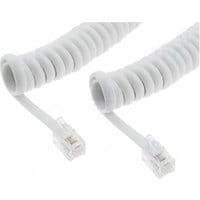 Przewód słuchawkowy skrętny z wtyczkami RJ11 5m