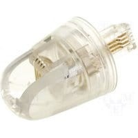 Końcówka antyskrętna do kabla telefonicznego