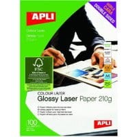 Papier fotograficzny APLI A4 błyszczący 210g/m2 100ark.