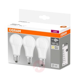 Żarówka LED E27 14W, ciepła biel, zestaw 3 szt.
