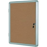 Gablotka w ramie aluminiowej BI-OFFICE korkowa 90x120cm