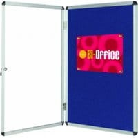 Gablotka w ramie aluminiowej BI-OFFICE filcowa 60x90cm