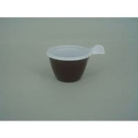 Filiżanka biało-brązowa 200ml 50szt.