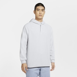 Męska bluza z kapturem do golfa Nike Therma - Szary