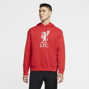 Męska bluza z kapturem Liverpool FC Club - Czerwony