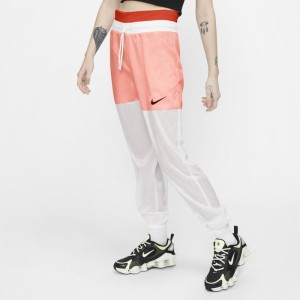 Damskie spodnie z tkaniny Nike Sportswear - Biel
