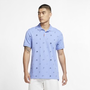 Dopasowana koszulka polo uniseks Nike Polo - Niebieski