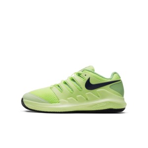 Buty do tenisa dla małych/dużych dzieci NikeCourt Jr. Vapor X - Zieleń