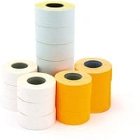 Etykiety do metkownic APLI dwurzędowe prostokątne 26x16mm białe permanentne 6 szt.