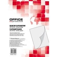 Blok do flipcharta OFFICE PRODUCTS 58,5x81cm 20 kartek w kratkę