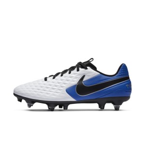 Korki piłkarskie na miękką murawę Nike Tiempo Legend 8 Academy SG-PRO Anti-Clog Traction - Biel