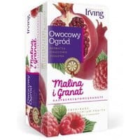 Herbata ekspresowa IRVING Owocowy Ogród malina i granat 20szt.