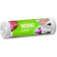 Worki LDPE do selektywnej zbiórki odpadów białe 10szt.