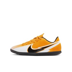 Halowe buty piłkarskie dla małych/dużych dzieci Nike Jr. Mercurial Vapor 13 Club IC - Pomarańczowy