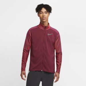 Męska hybrydowa koszulka do biegania Nike Future Fast - Czerwony