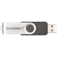 Pendrive Q-CONNECT 8GB czarno-srebrny