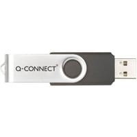Pendrive Q-CONNECT 16GB czarno-srebrny