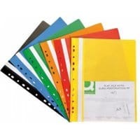 Skoroszyt OFFICE PRODUCTS PP miękki wpinany czarny 10szt.
