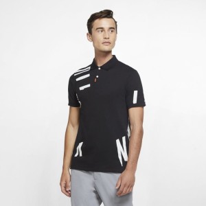 Dopasowana koszulka polo uniseks Nike Polo - Czerń