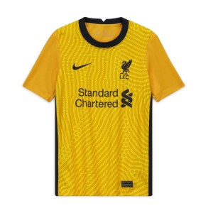 Koszulka piłkarska dla dużych dzieci Liverpool FC Stadium Goalkeeper - Żółć