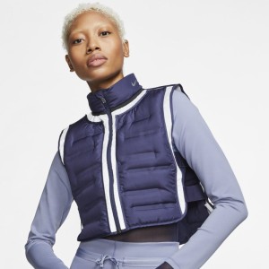 Damski bezrękawnik do biegania Nike AeroLoft City Ready - Niebieski