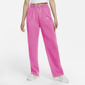 Zaawansowane technologicznie damskie spodnieżakardowe Nike Sportswear Tech Fleece - Różowy