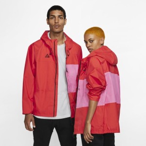 Łatwa do spakowania kurtka przeciwdeszczowa Nike ACG - Czerwony