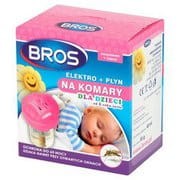 Bros - Elektrofumigator + płyn na komary Sensitive