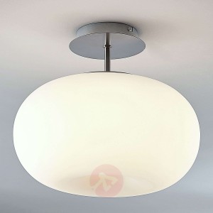 Lampa sufitowa LED Aglaja, szkło opalowe, białe
