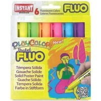 Farby w sztyfcie Instant Playcolor fluo 6 kolorów