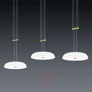 BANKAMP Vanity lampa wisząca 3-pkt. mosiądz