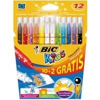 Flamastry Bic Colour&Erase 10+2 wymazywalne w pudełku