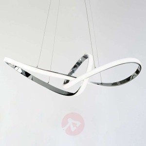 Missoni - lampa wisząca LED, ściemniana, chrom