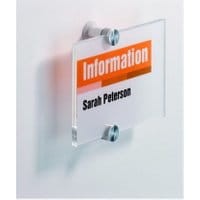 Tabliczka DURABLE Crystal Sign 210x148mm