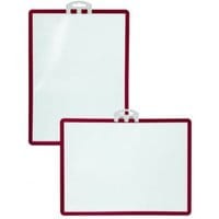 Tablice informacyjne DURABLE czerwone 5szt.