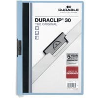 Skoroszyt zaciskowy DURABLE DURACLIP 1-30 niebieski 25szt.