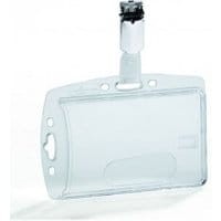 Identyfikator DURABLE z klipem z akrylu 85x54mm 25szt.
