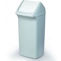 Pojemnik 40l DURABLE z uchylną pokrywą szary