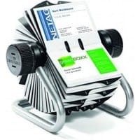 Wizytownik obrotowy DURABLE VISIFIX cubo na 400 wizytówek srebrny