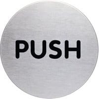 Tabliczka DURABLE Picto "PUSH" okrągła
