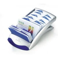 Wizytownik na biurko DURABLE Visifix 12 przekładek A-Z srebrny