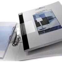 Uchwyt samoprzylepny DURABLE do wpinania katalogów 50szt.