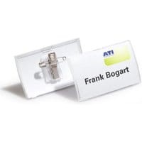 Identyfikator DURABLE Click Fold z klipem 40x75mm 25szt.