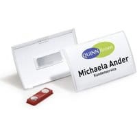 Identyfikator DURABLE Click Fold z magnesem 40x75mm 10szt.