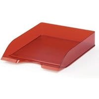 Półka na dokumenty DURABLE Basic bezbarwna czerwona