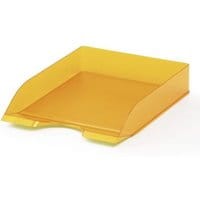 Półka na dokumenty DURABLE Basic bezbarwna pomarańczowa