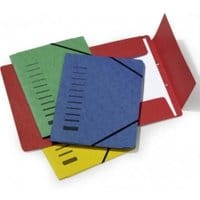 Teczka z gumką DURABLE preszpanowa niebieska 25szt.