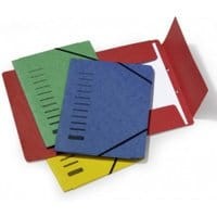 Teczka z gumką DURABLE preszpanowa zielona 25szt.