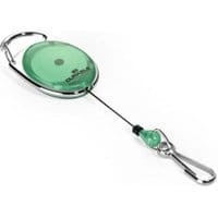 Mechanizm ściągający do identyfikatora DURABLE z karabińczykiem zielony