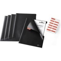Obwoluta ochronna DURABLE A4 czarna 5szt.